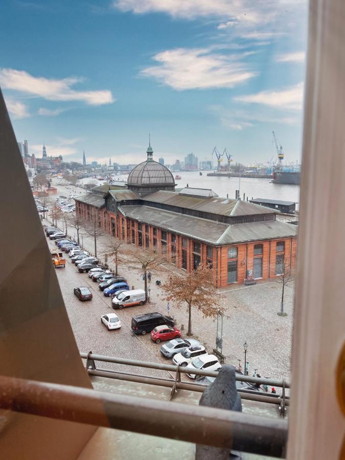 Loft-Panoramablick-Hafen & Elbe! Apartment Hamburg Exterior foto