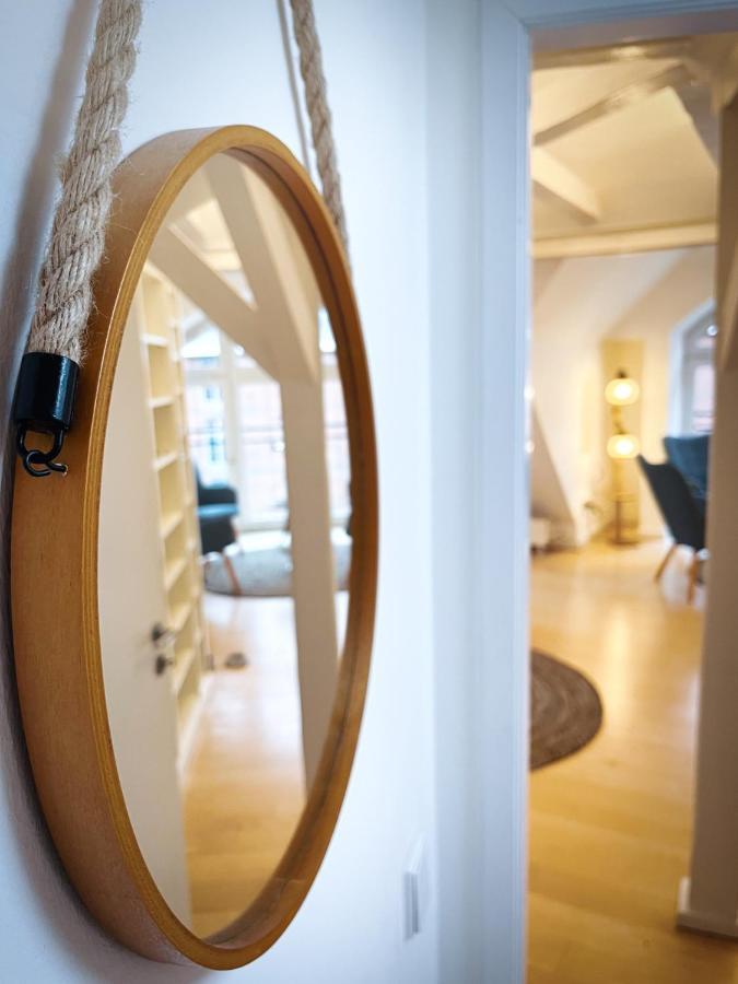 Loft-Panoramablick-Hafen & Elbe! Apartment Hamburg Exterior foto