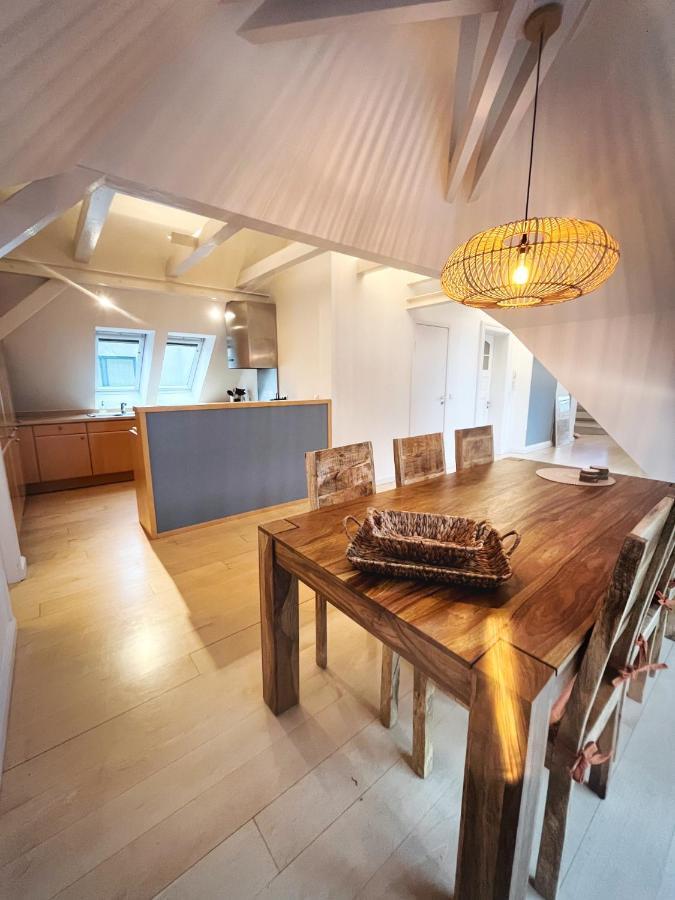 Loft-Panoramablick-Hafen & Elbe! Apartment Hamburg Exterior foto